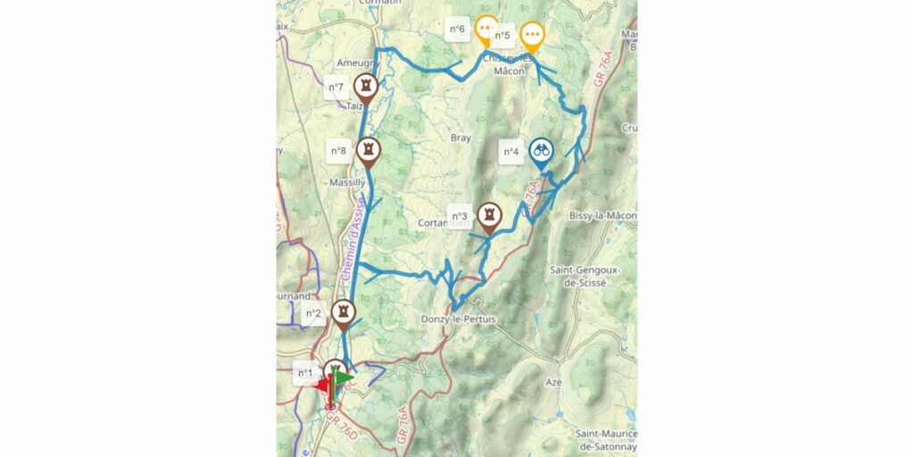 Escapade romantique à vélo dans les vignobles du Clunisois